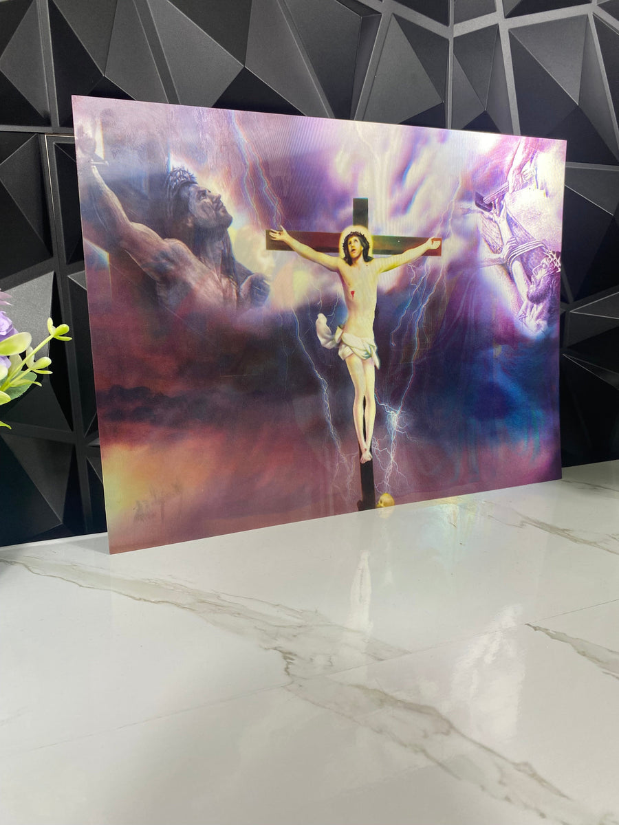 Póster lenticular 3D de Jesucristo