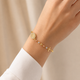 Pulsera rosario - acabado premium
